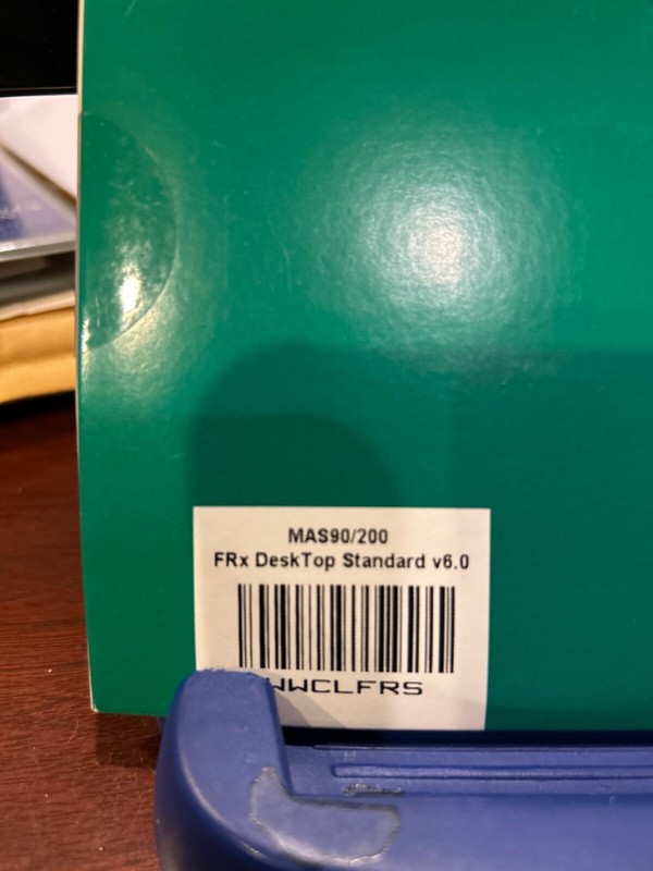 BRAND NEW SEALED FRx Standard Edition Reporting Software for SAGE MAS90/200 v6.0 gallery