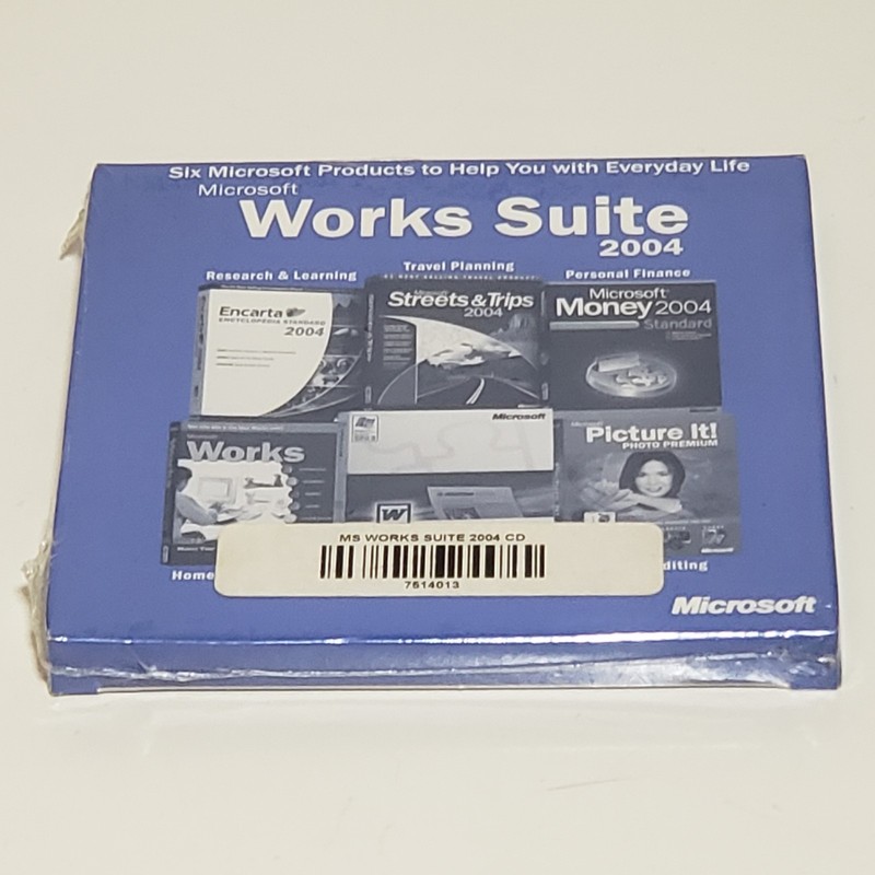 Microsoft Works Suite 2004 Software PC CD Software w/ Product Key and Code New gallery