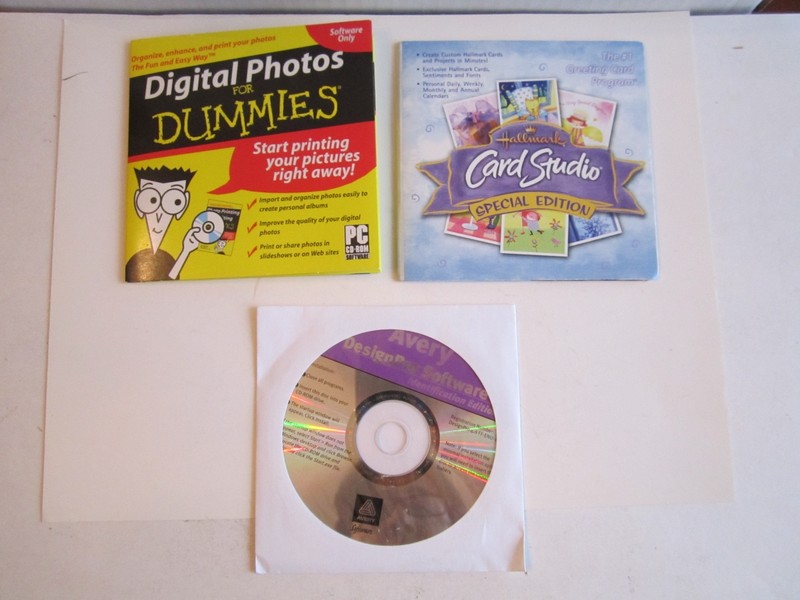 4 DELL COMPUTER OPERATIND CD DISCS & DIGITAL PHOTOS FOR DUMMIES & MORE-TUB BN-12 gallery