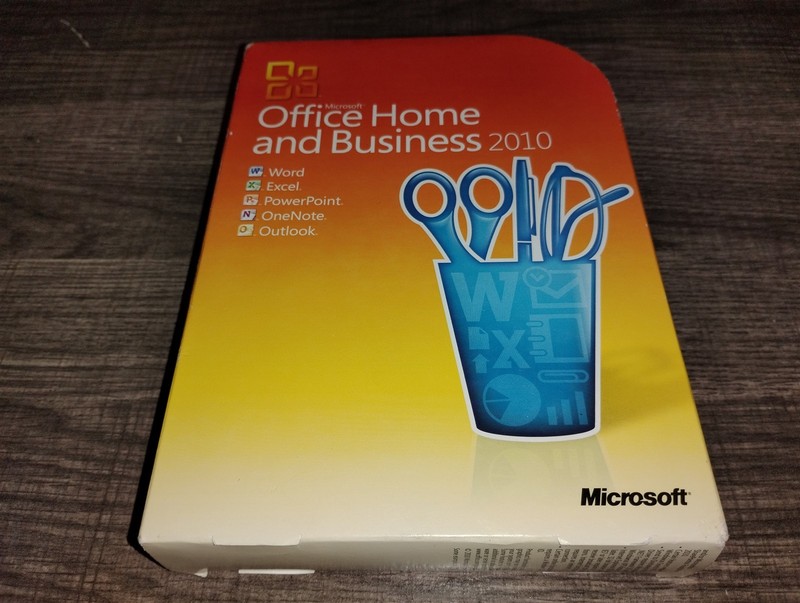 Microsoft Office Home and Business 2010 PC DVD-ROM Full Retail Version In Box