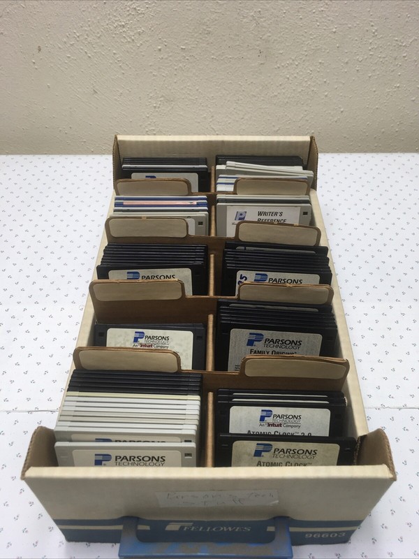 Vtg Parsons Technology Software Version 2.0-3.0 Install Floppy Disks #PdD