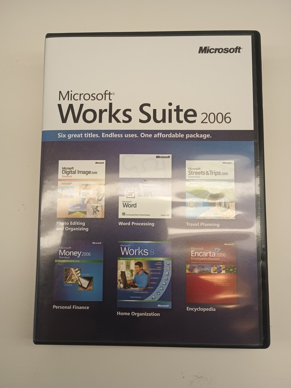 Microsoft Works Suite 2006 _ Six Great Titles _ One Affordable Package! VTG!