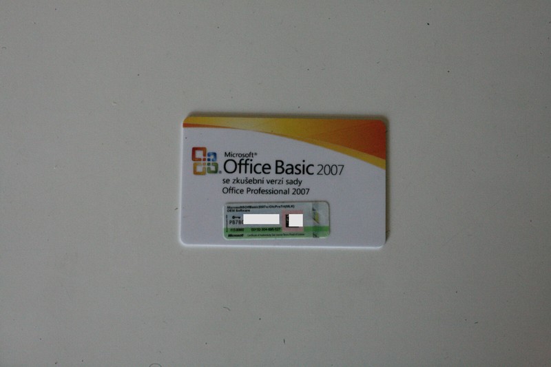 Microsoft Office Basic 2007 MLK License (Product Key Card, No CD)
