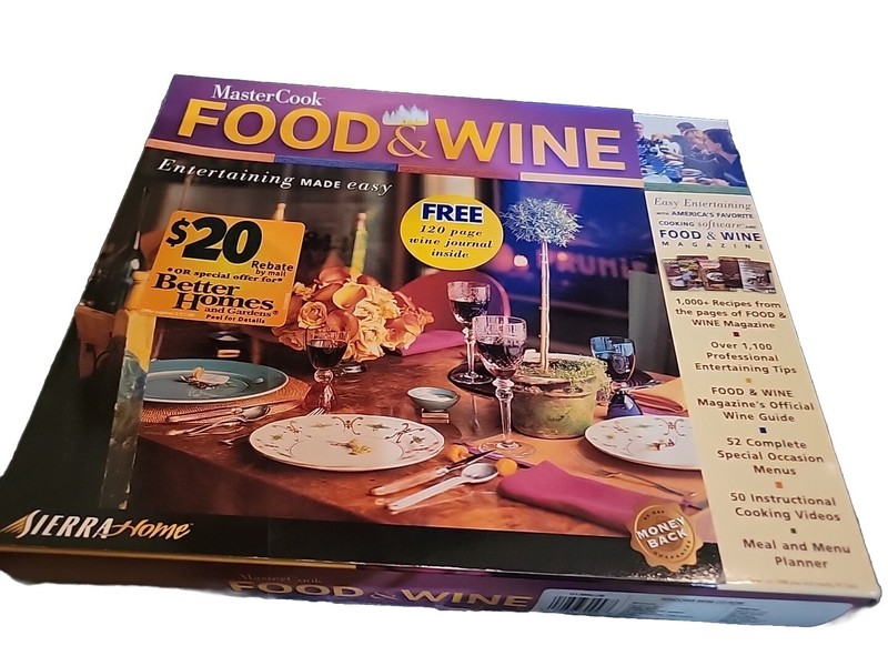 Mastercook Food And Wine PC Software See PICTURES! gallery