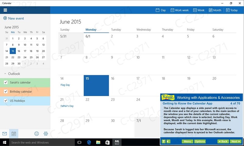 Professor Teaches Online Library Train for MS Office, QuickBooks, Windows 10 NEW gallery