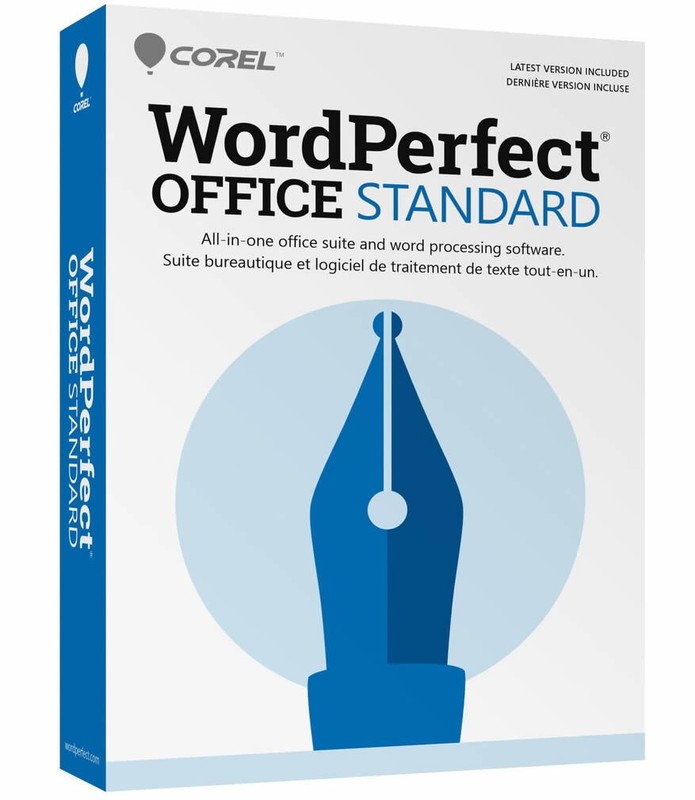Corel WordPerfect Office Standard - WPAGSTDEFMBAMC (Latest Version)