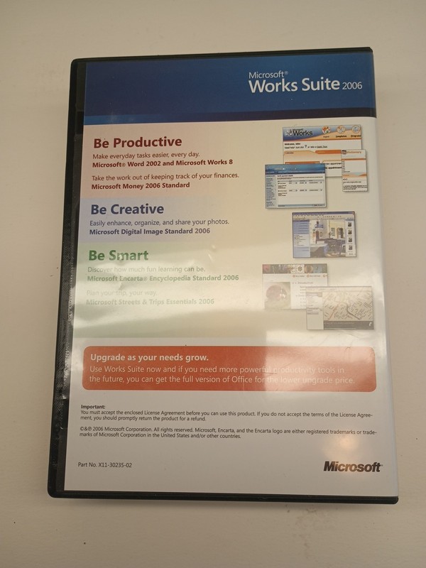 Microsoft Works Suite 2006 _ Six Great Titles _ One Affordable Package! VTG! gallery