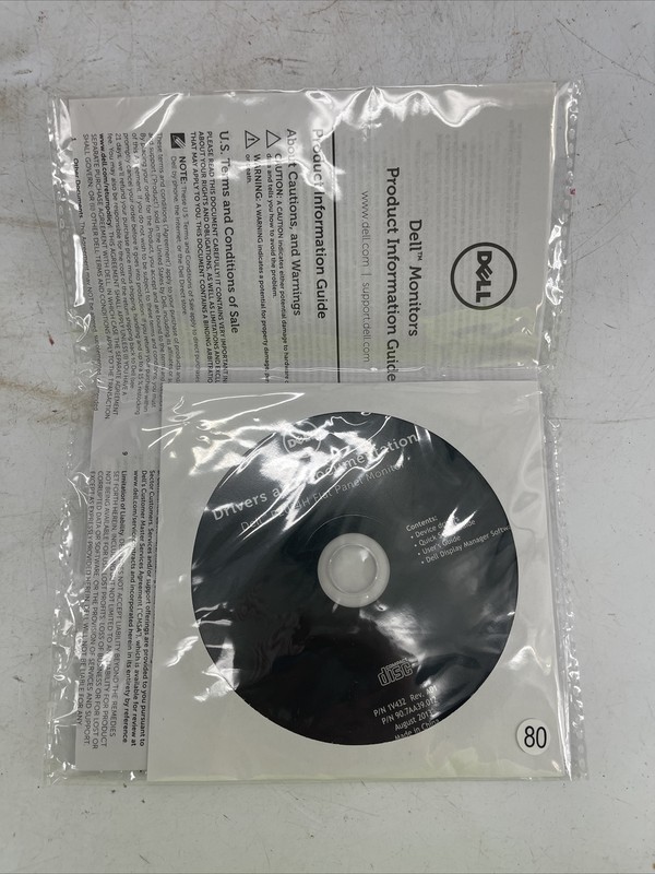 Dell P2014H Drivers and Documentation Flat Panel Monitor DVD-ROM