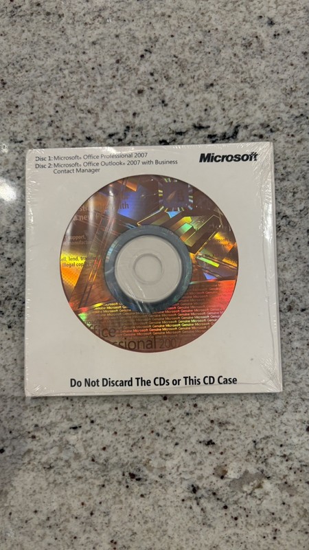 Microsoft Office 2007 Professional Full English Version =BRAND NEW, SEALED=