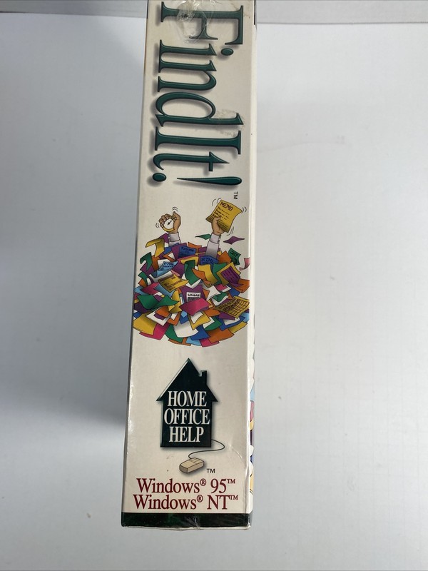FindIt! Rom Tech Software Home Office Help Windows 95 Find Documents PC Vintage gallery