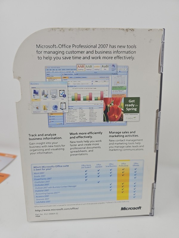 Microsoft Office Professional 2007 - Upgrade - W/ Product Key, 2-Discs.. Genuine gallery