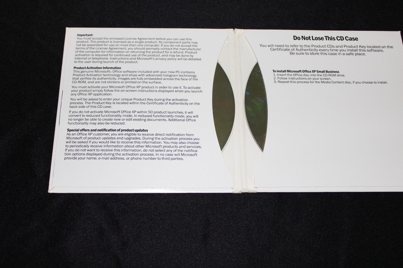 Microsoft Office XP Small Business Version 2001 with 2 CD SET with Key gallery