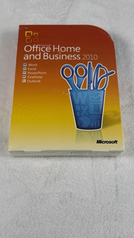 Microsoft Office Home & Business 2010 Sealed Full Version DVD Windows