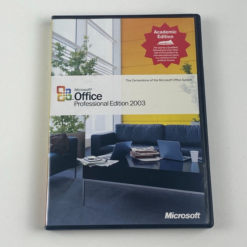 Microsoft Office Professional Edition 2003 (DVD) | Academic Version