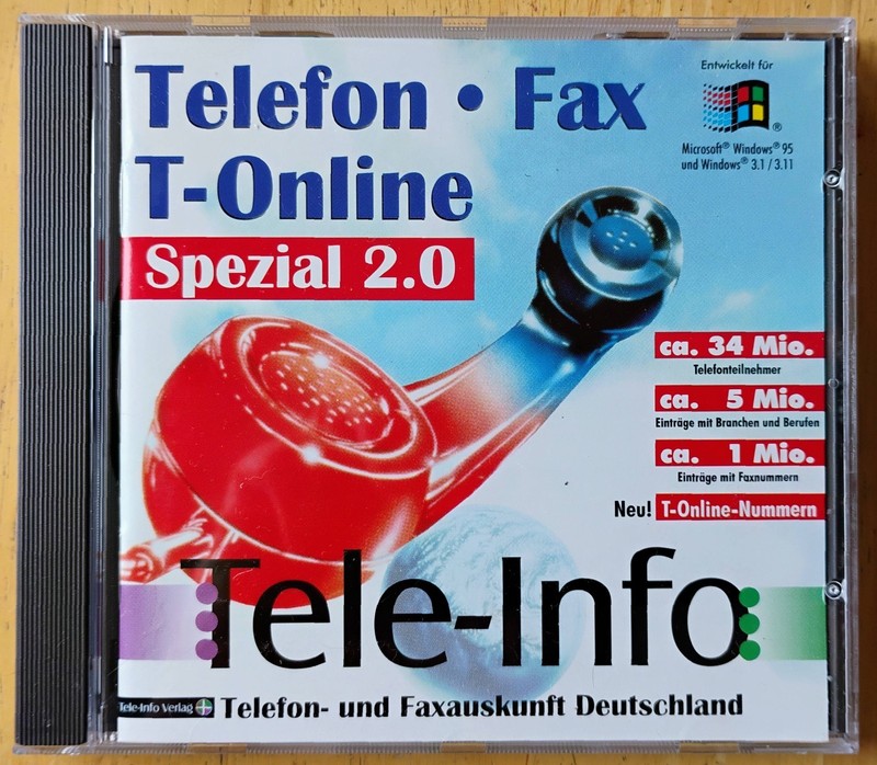 Phone and fax numbers in Germany in German, 34 million