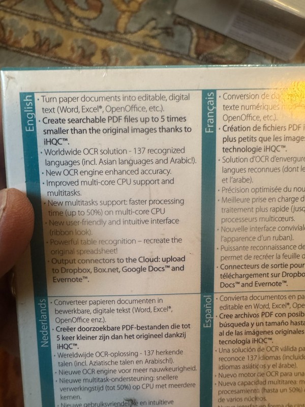 Readiris Pro 14 Sealed In Box for Windows OCR Software By: I.R.I.S. gallery