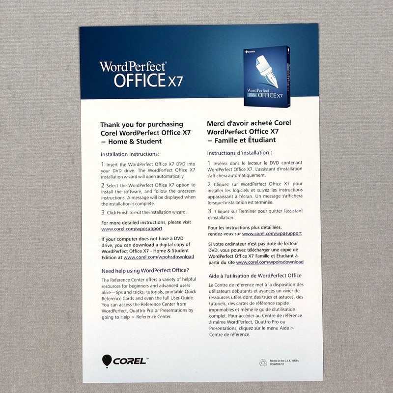 Corel WordPerfect Office X7 Software Suite Home & Student for 3 Devices gallery