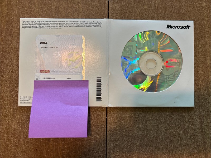 Microsoft Office XP Small Business 2002 Version With Product Key 2 Disc Set gallery