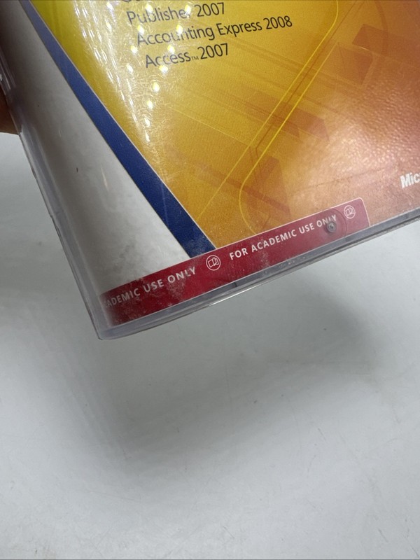 Microsoft Office Professional 2007 Full Version Academic Use Only New Sealed gallery