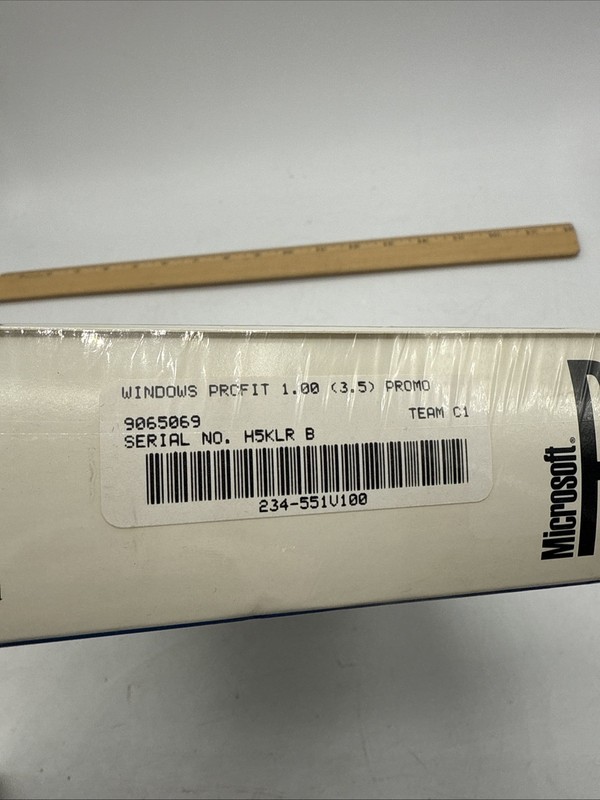 Microsoft Profit Business Management Accounting Software DOS Windows Rare SEALED gallery