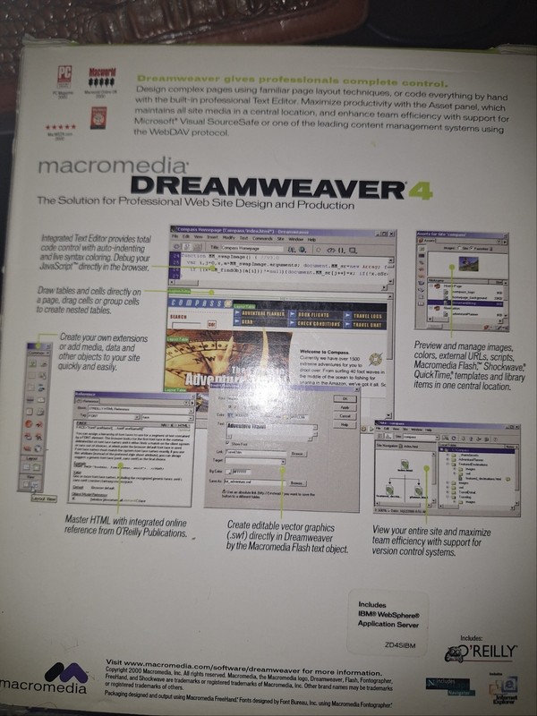 Macromedia Dreamweaver 4 Web Site Design Microsoft Windows 95, 98, 2000, NT B7 gallery