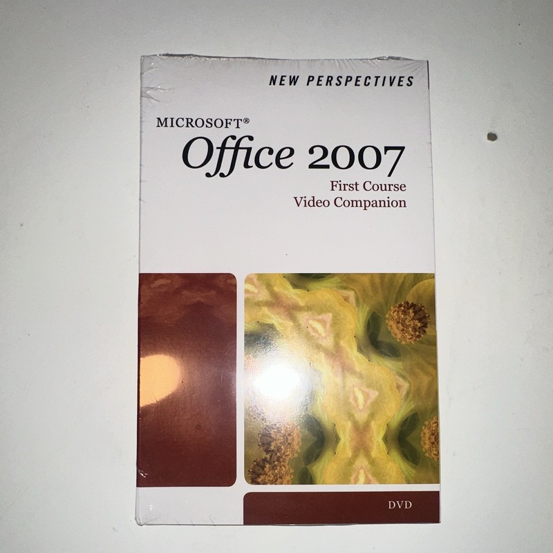 Microsoft Office 2007 First Course Video Companion DVD Office Software Suite