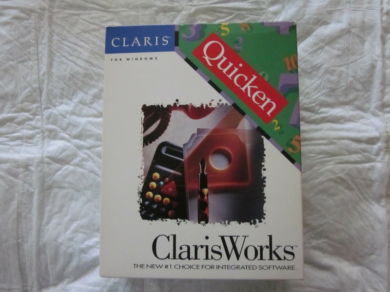 ClarisWorks For Windows 3.x And Quicken For Windows 3.x Software