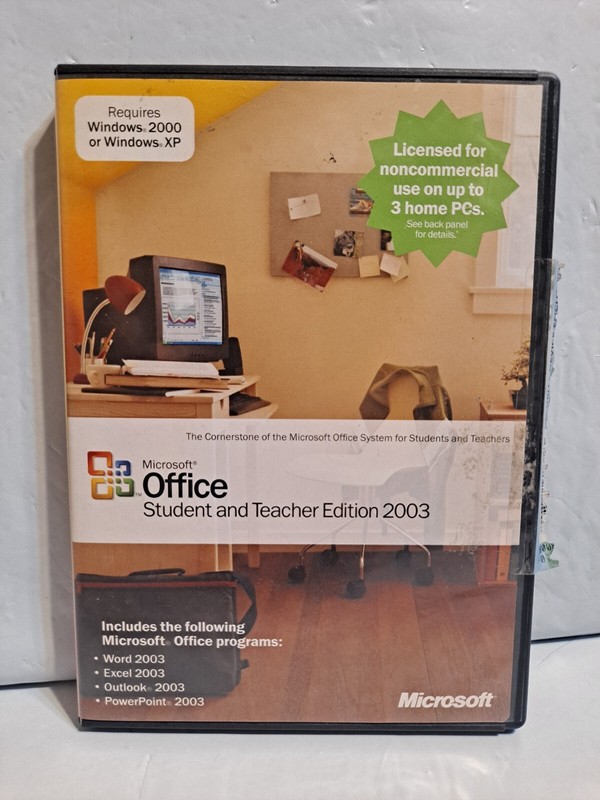 Microsoft Office Student and Teacher Edition 2003 Complete with Key