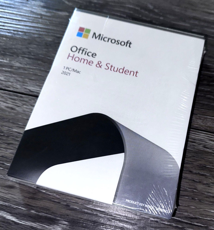 Microsoft Office Home & Student 2021 PC Mac 1 Device Retail Box NEW SEALED