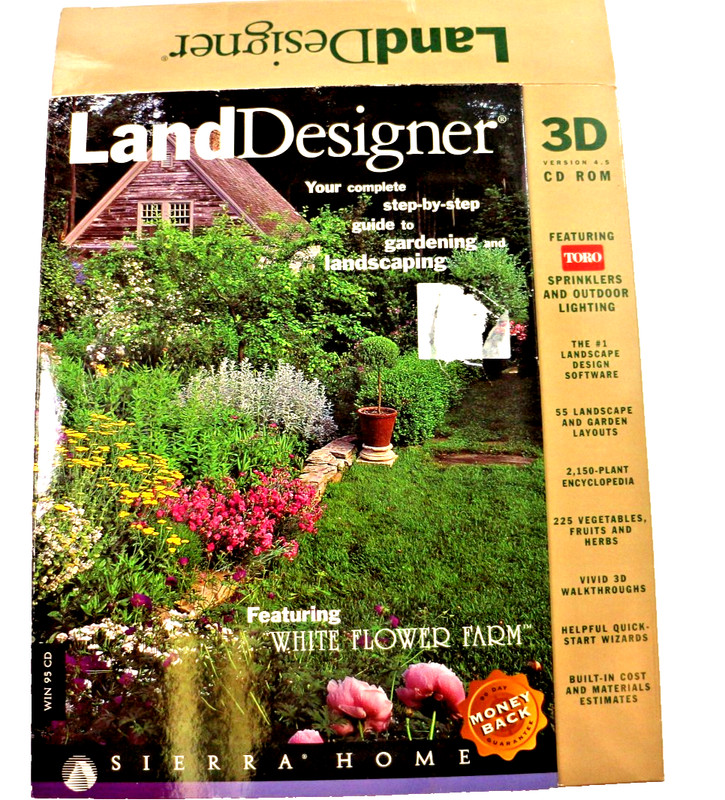 Sierra Land Designer, 3D Version 4.5 CD-ROM, Your Complete Step By Step Guide to