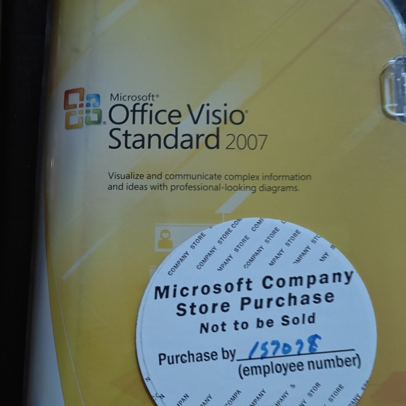 Microsoft Office Visio Standard 2007 DVD for Windows English 1 Device