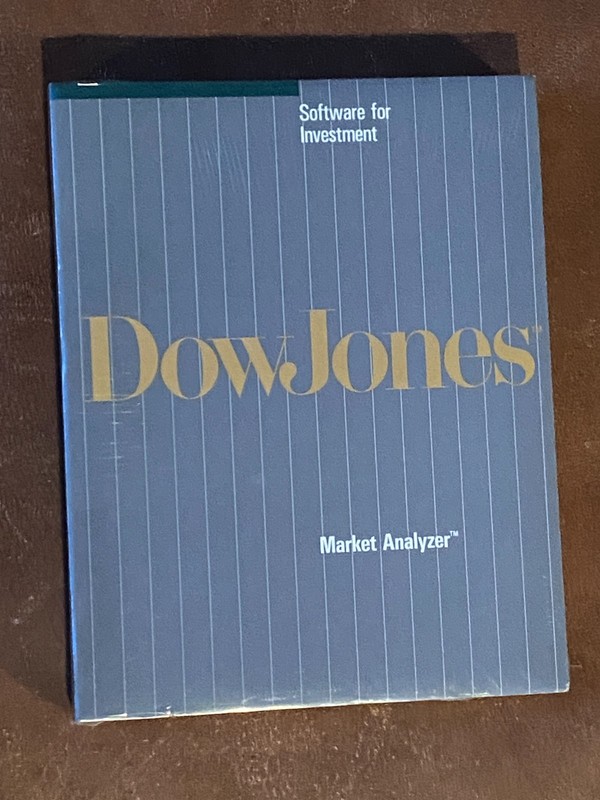Dow Jones Market Analyzer Vintage Software – Macintosh – Factory Sealed