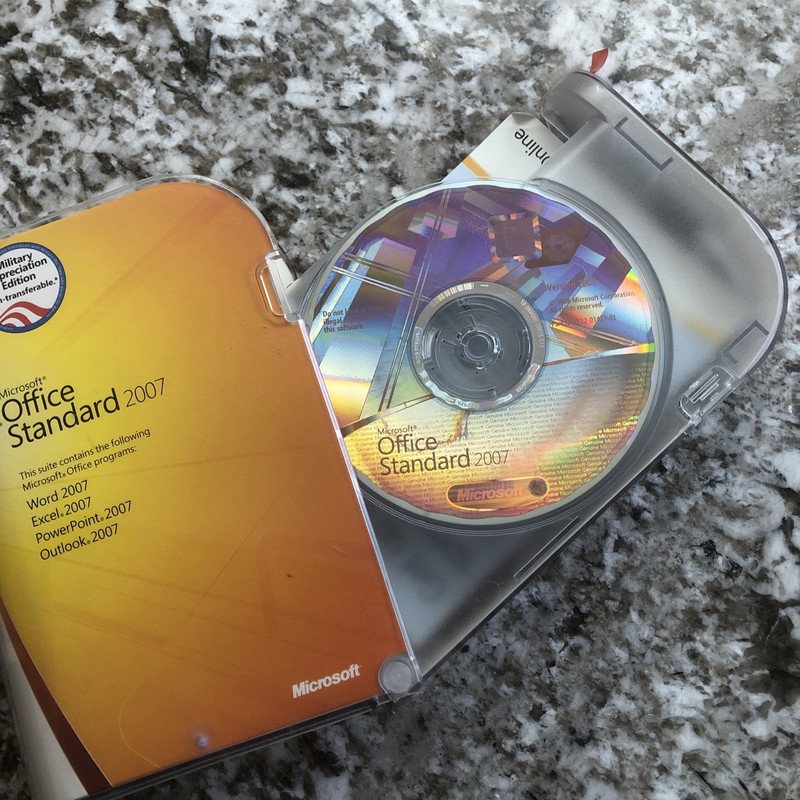 Microsoft Office Standard 2007 Military Appreciation Edition Word Excel Etc. 1/3 gallery