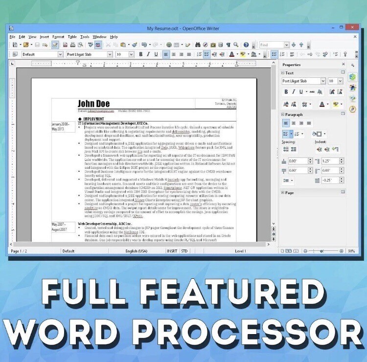 Open Office 2023 | Word Processor, Slide Show, Spreadsheet Software Suite | DVD gallery