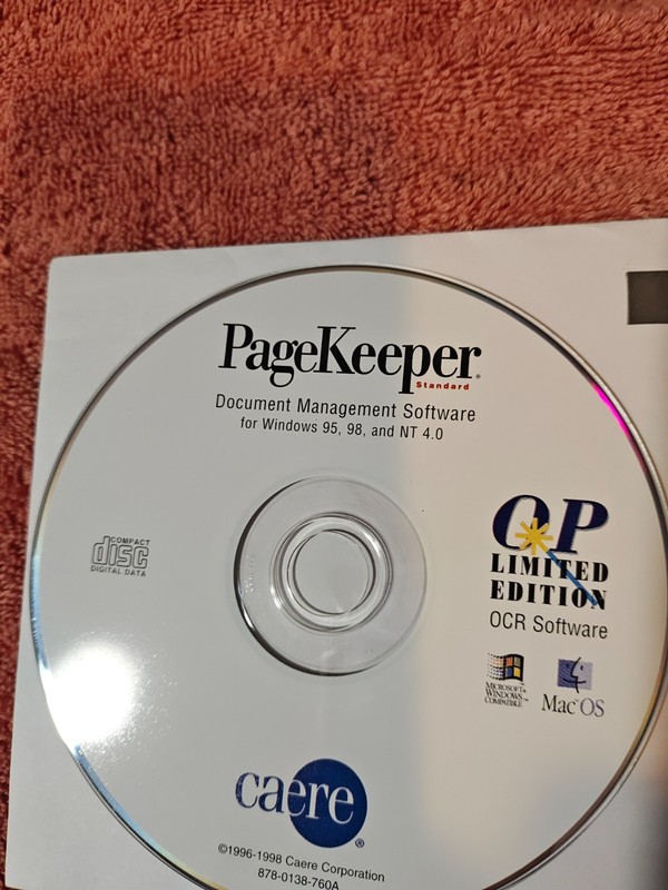 Pagekeeper standard CD document management software