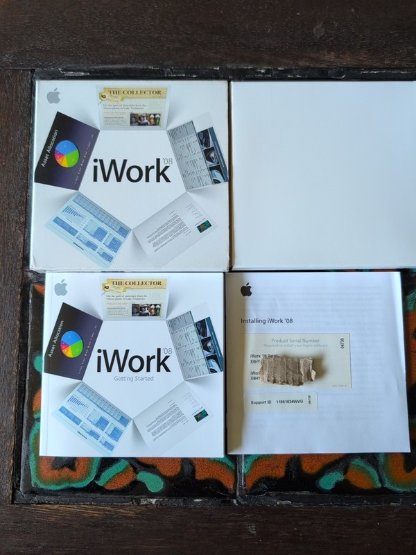 Apple iWork 08 for Mac / MB6247/A – – Keynote, Pages, Numbers
