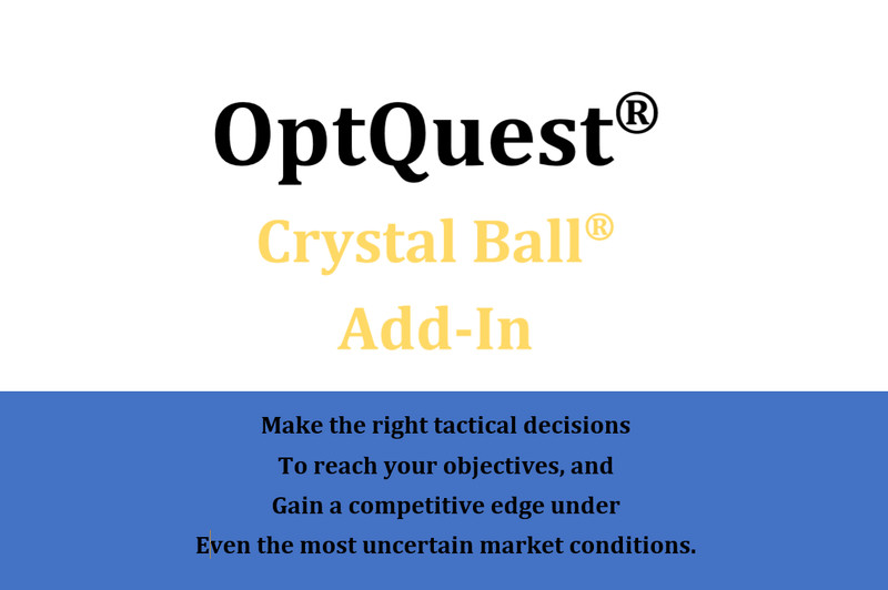 ☎ Predictive Model Decision Optimization OptQuest Oracle Crystal Ball software