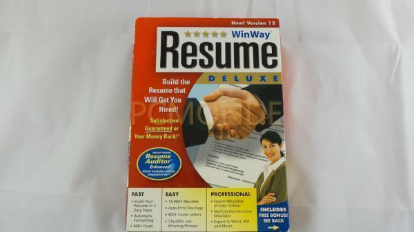Boxed SFT WinWay Resume Deluxe 12.0 (RHWT-NRS)