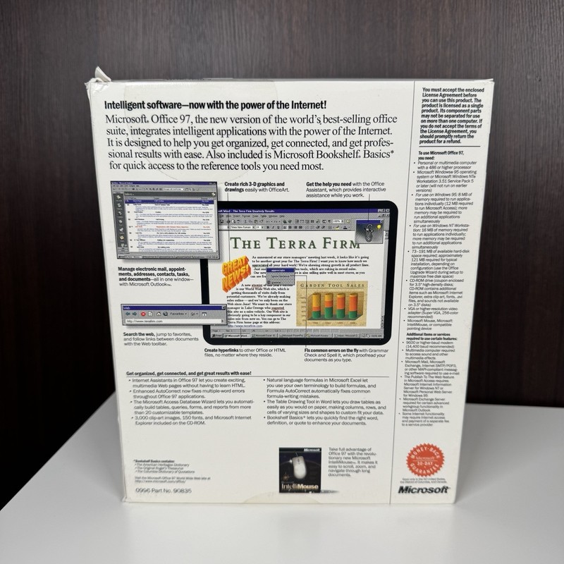 Microsoft Office 97 Professional Edition - NEW SEALED - Big Box gallery