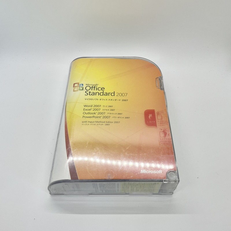 NEW Microsoft Office Standard 2007 Japanese Version Factory Sealed