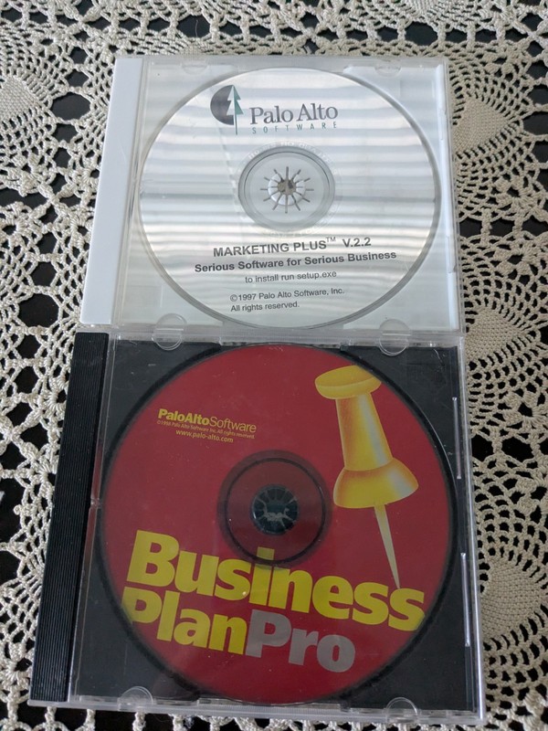 Palo Alto Marketing Plus 1997/Business Plan Pro 1998 CDs