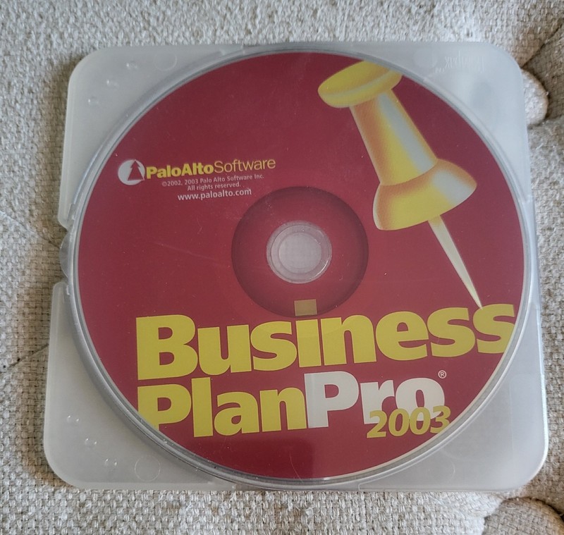 BUSINESS PLAN PRO 2003 [Old Version] **BRAND NEW** CD and Manual, Never Used gallery
