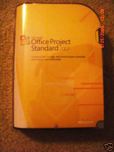 Microsoft Office Project Standard 2007, SKU 076-03745, Full, Sealed Retail Box