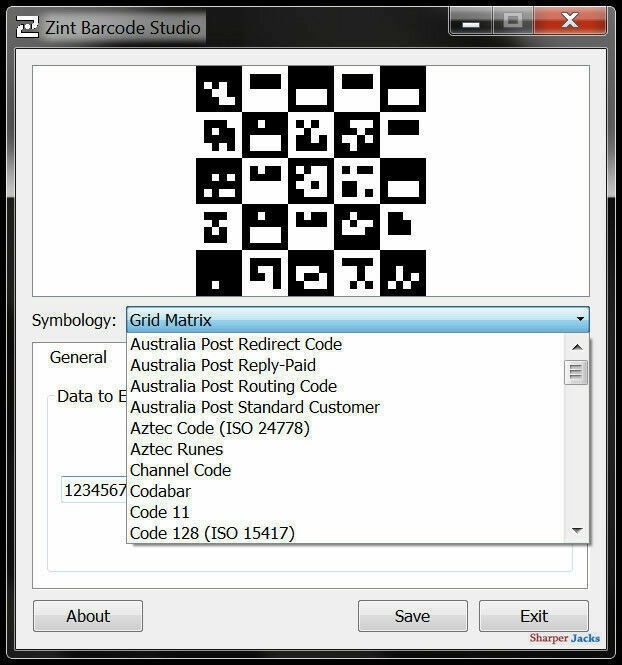 Zint Barcode Generator - UPC QR Code Creator Software - 50+ Formats - Windows CD gallery