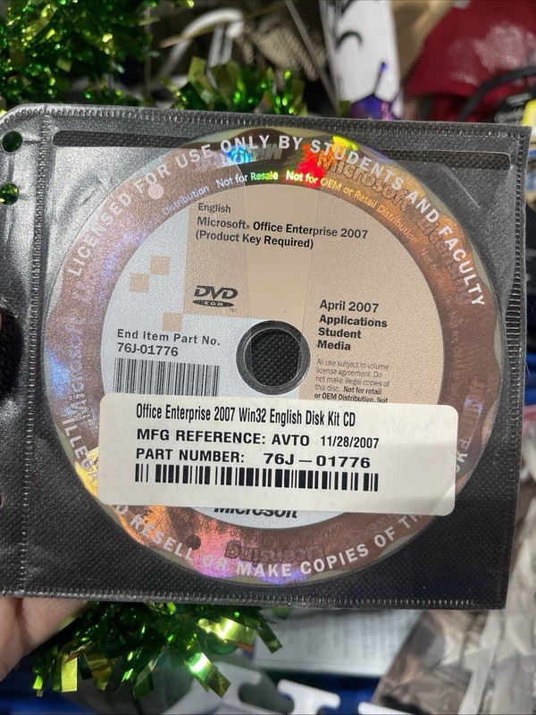 MIcrosoft Office 2007 Enterprise – DVD English