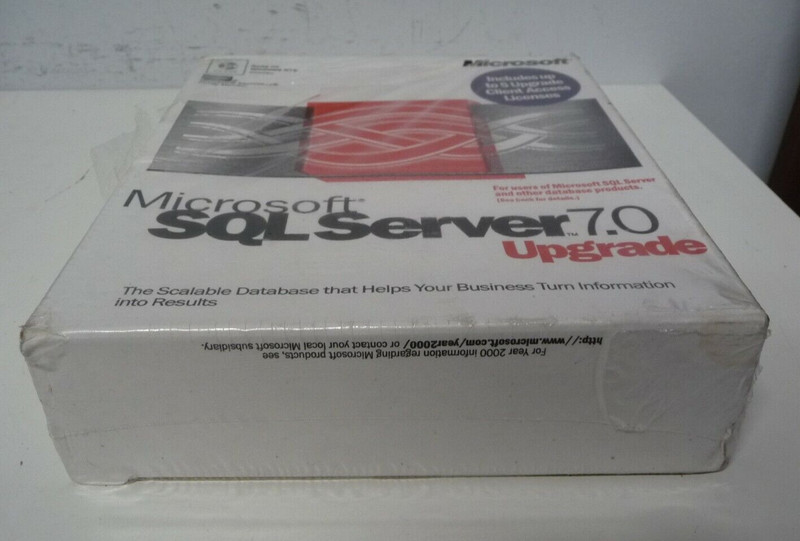 Microsoft SQL Server 7.0 Promotional Sample Supports 5 Clients Factory Sealed gallery