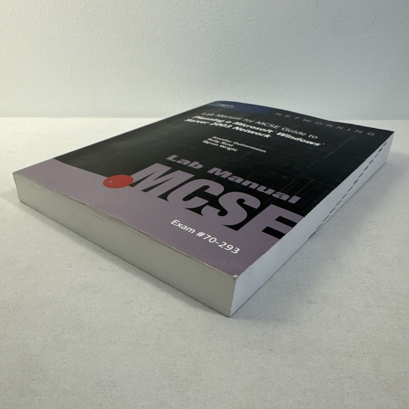 McSe Lab Manual Exam #70-293 Planning A Microsoft Windows Server 2003 Network gallery