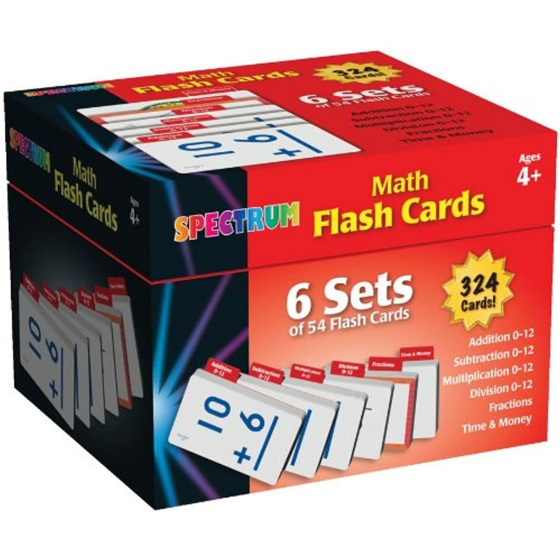 Spectrum Math Flash Cards
