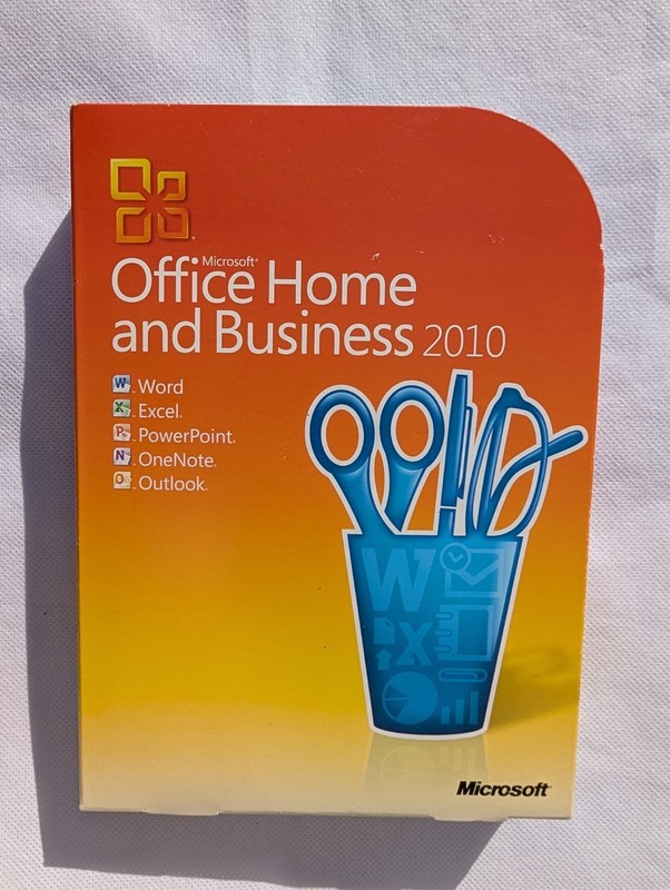 Microsoft Office Home and Business 2010 Software Disc DVD & Product Key