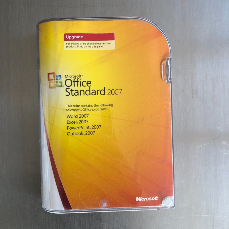 Microsoft Office Standard 2007 Upgrade W/ Key Word Excel PowerPoint Outlook